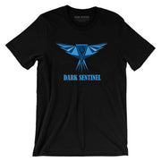 LE Custom Logo in Curious Blue T-Shirt - Dark Sentinel