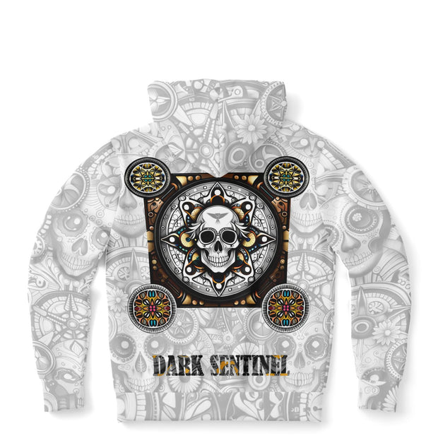 Skull #1 Zip-Up Hoodie - AOP