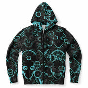 Skull #2 Zip-Up Hoodie