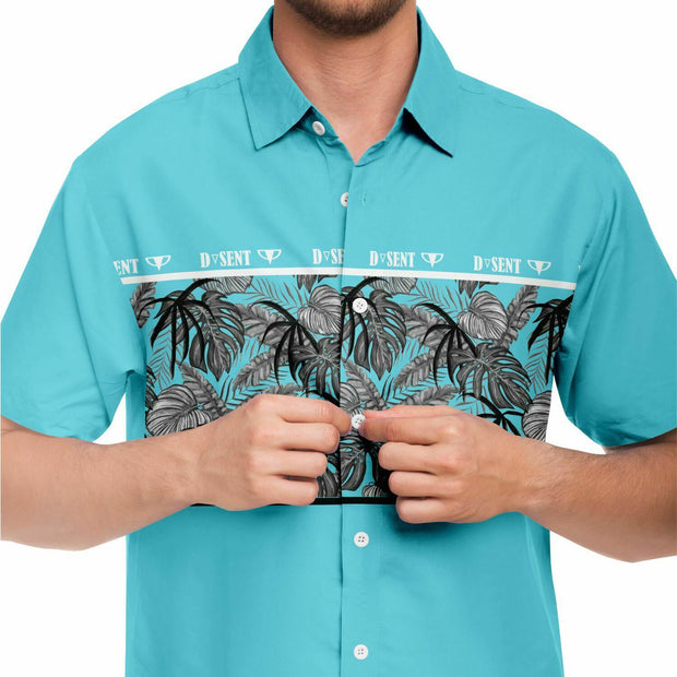 Blue with Palms