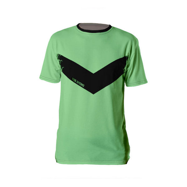 Apple Green Chevron T-shirt - Dark Sentinel