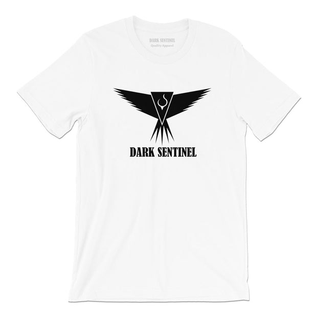 Classic Logo Black and White T-Shirt - Dark Sentinel