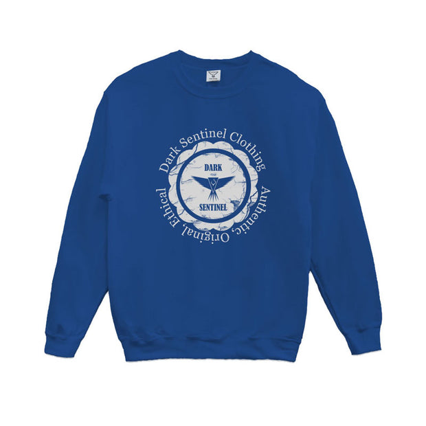 Round Logo Blue Sweatshirt - Dark Sentinel