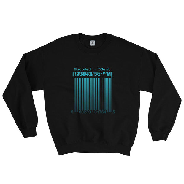 Encode Barcode Sweatshirt - Dark Sentinel