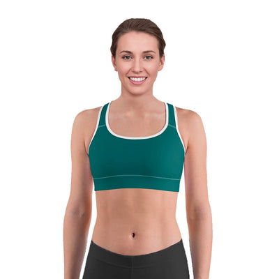 Green sports bra from DSent