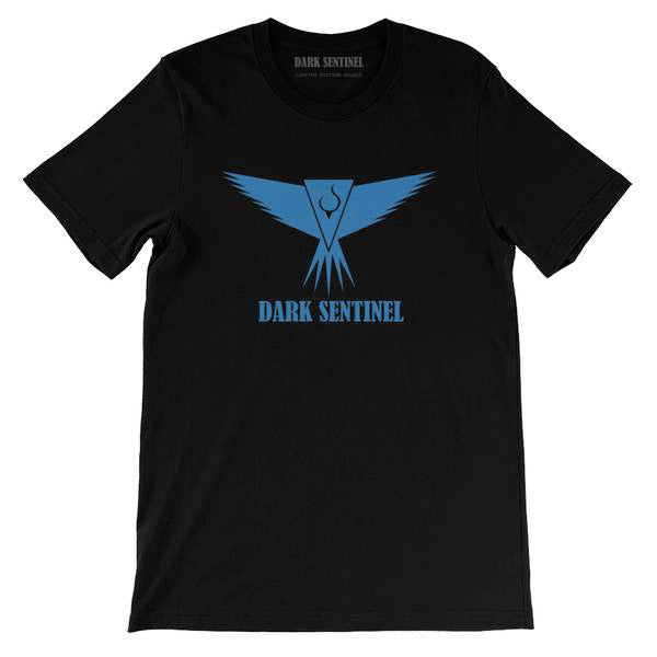 LE Classic Logo in Lochmara Blue T-Shirt - Dark Sentinel