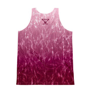 Patterned Red Ombre Tank Top - Dark Sentinel