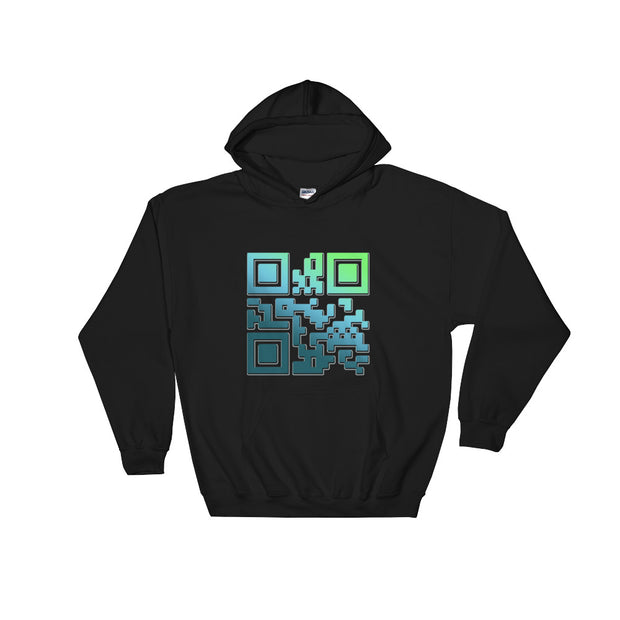 Encode QR Hooded Sweatshirt - Dark Sentinel