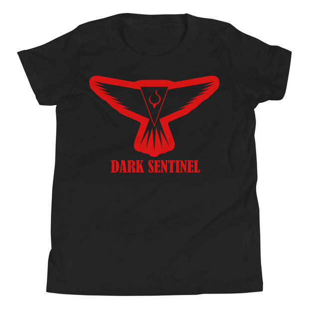 Dark Sentinel Red Aura Logo Youth T-Shirt - Dark Sentinel